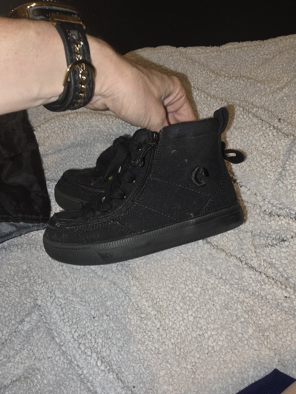 Billy Classic Lace High Size 10 Lil Kids Black